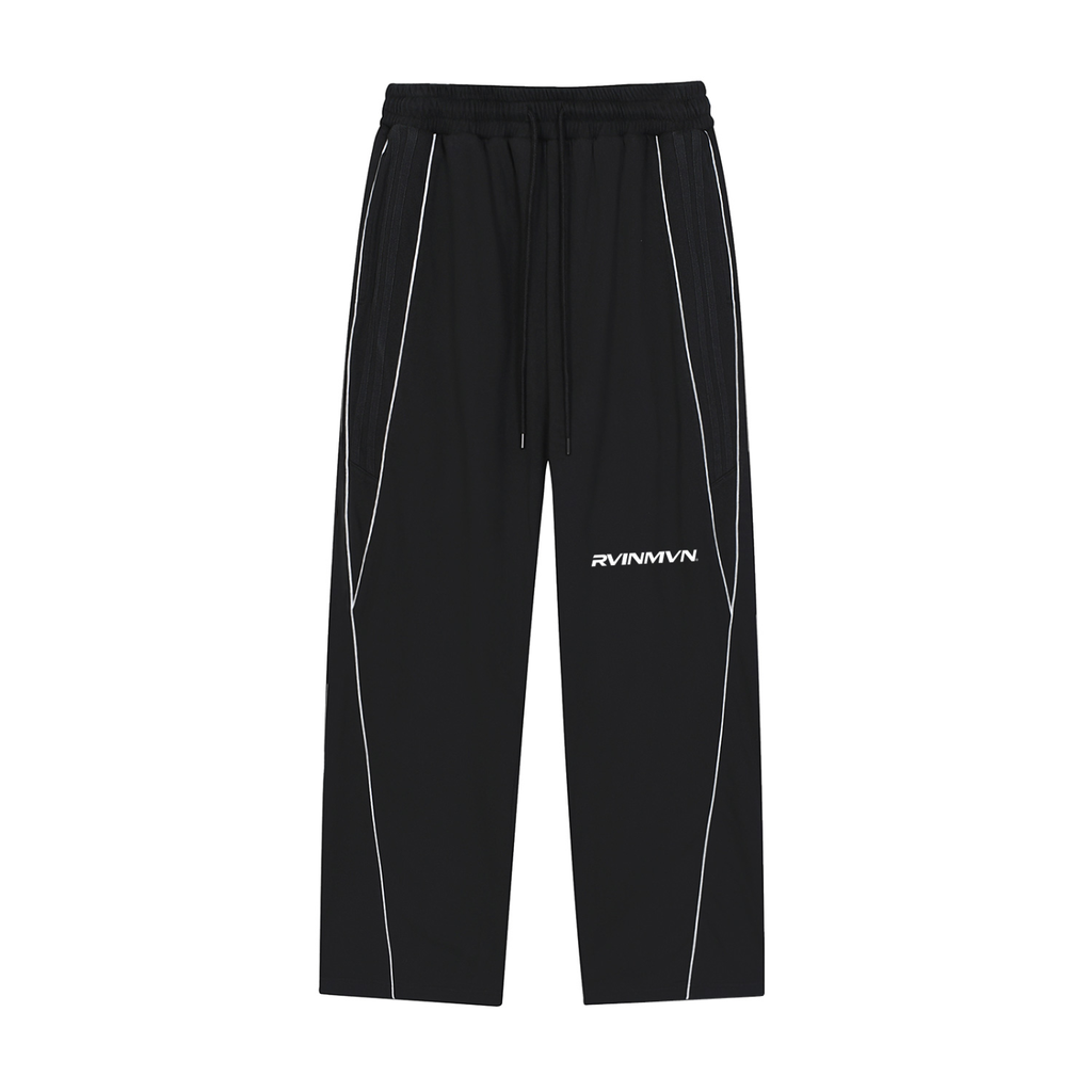 Reflection Striped Straight-Leg Sweatpants