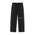 Reflection Striped Straight-Leg Sweatpants