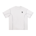 Streetwear Contrast-Stitched Cotton T-Shirt