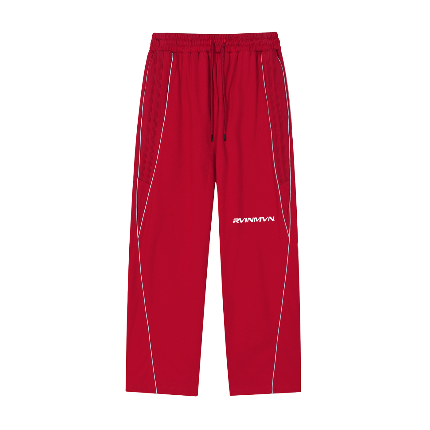 Reflection Striped Straight-Leg Sweatpants
