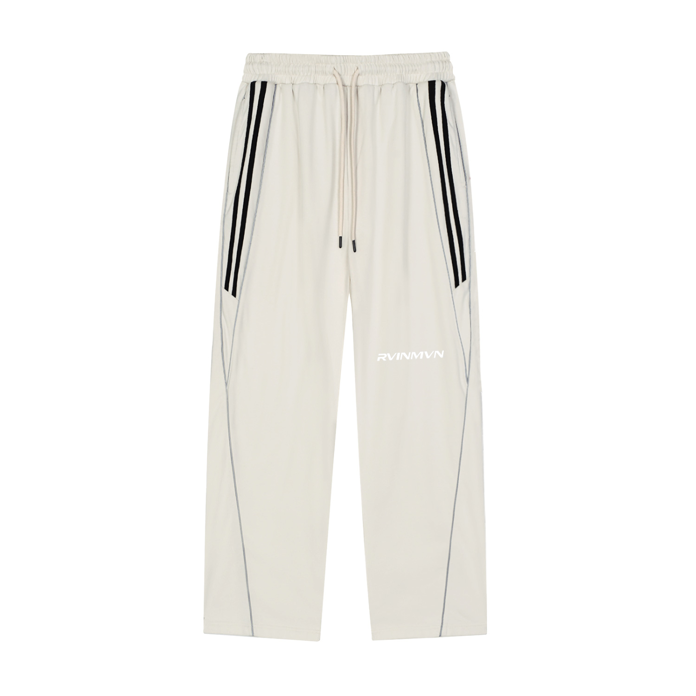 Reflection Striped Straight-Leg Sweatpants